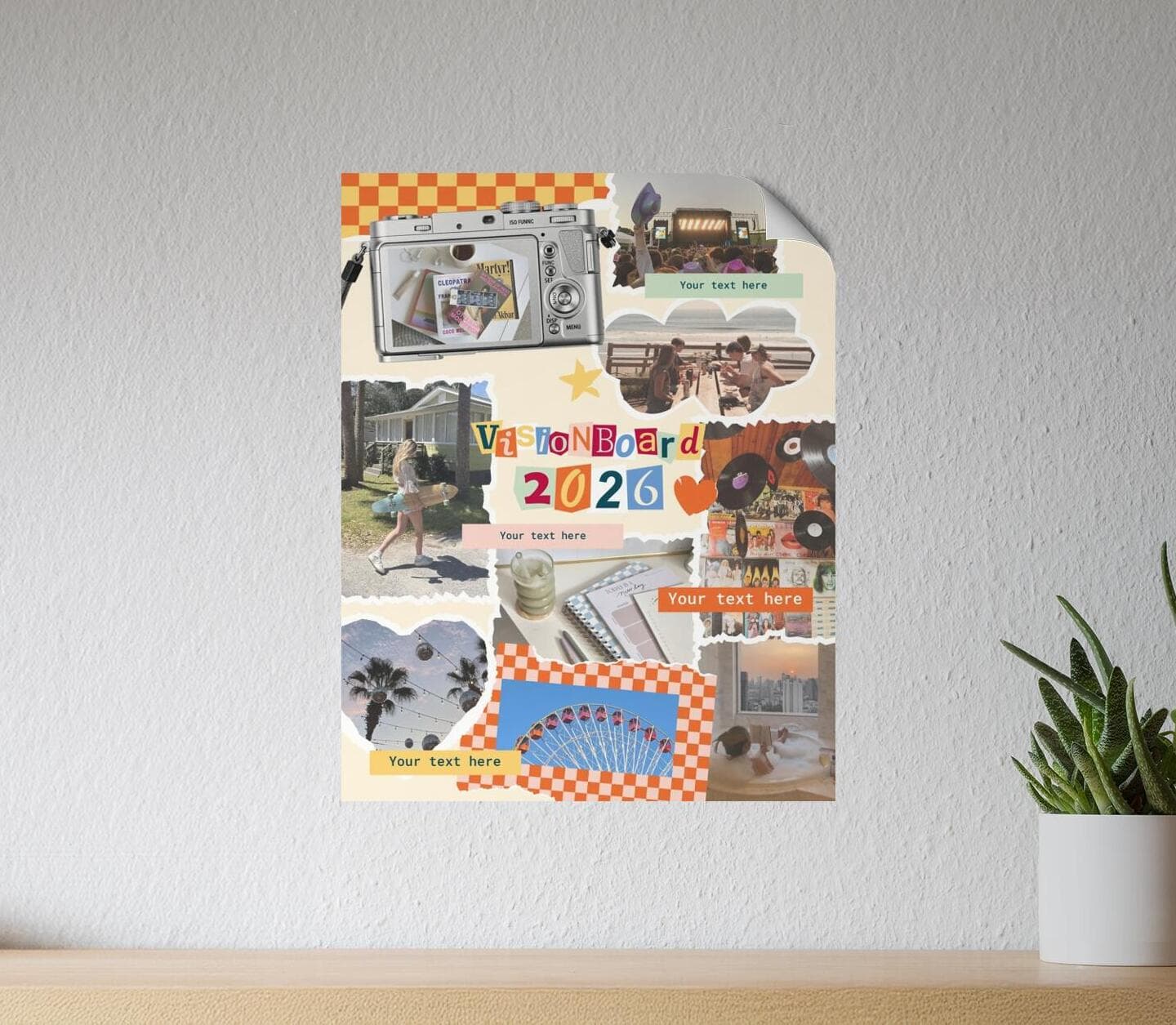 Vision Board Retro Poster
