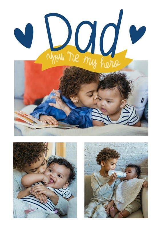 You Are My Hero Dad Card