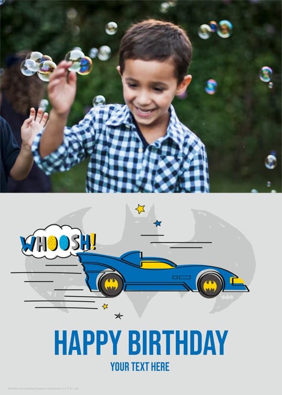 Batman™ Birthday Batmobile Card