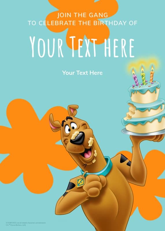 Scooby Doo™ Birthday Cake Card