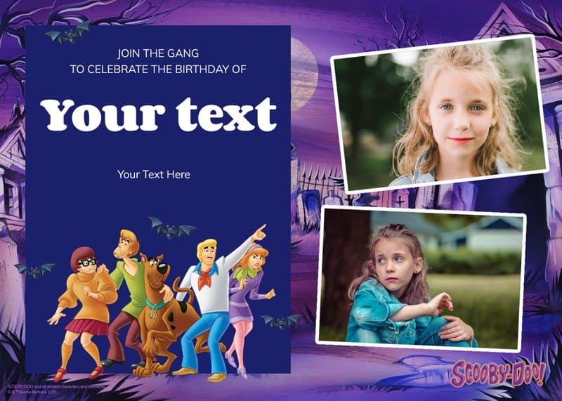 Scooby Doo™ Scary Party Card