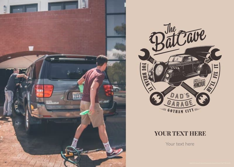 Batman™ Dad Batcave Card