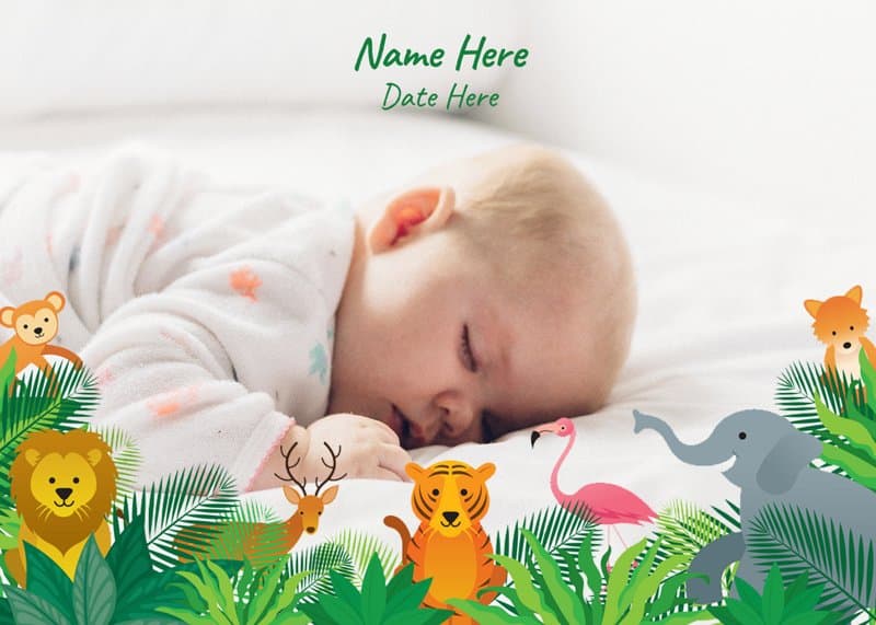 Jungle Baby Card
