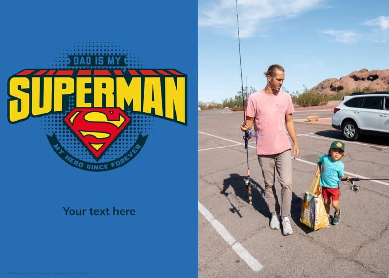 Superman™ Dad Card