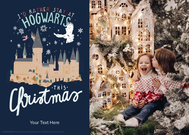 Harry Potter™ Christmas Hogwarts Card