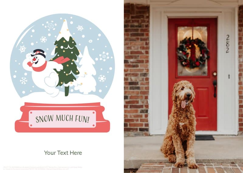 Frosty The Snowman™ Christmas Snow Card