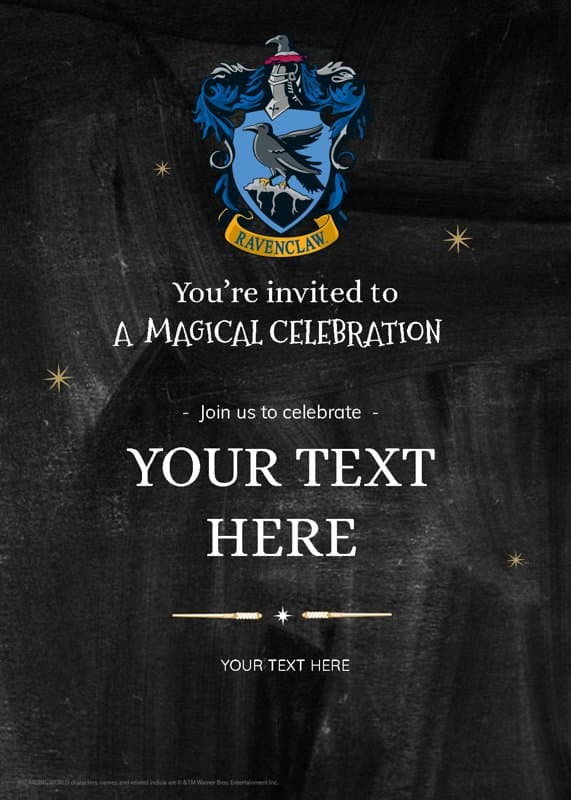 Harry Potter™ Birthday Ravenclaw Card