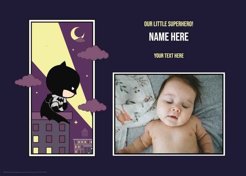 Batman™ Baby Bat Night Card