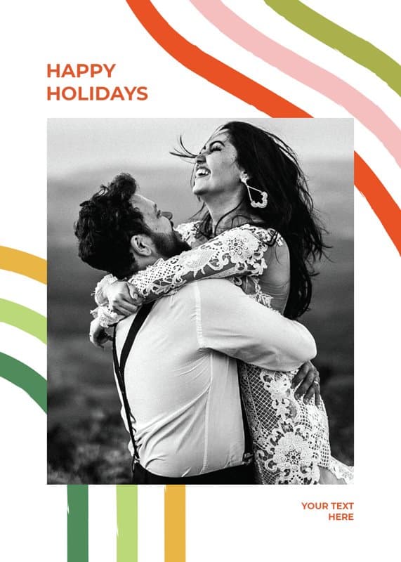 Multicolor Xmas Card