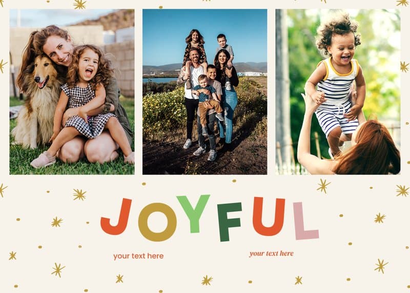 Joyful Colorful Card