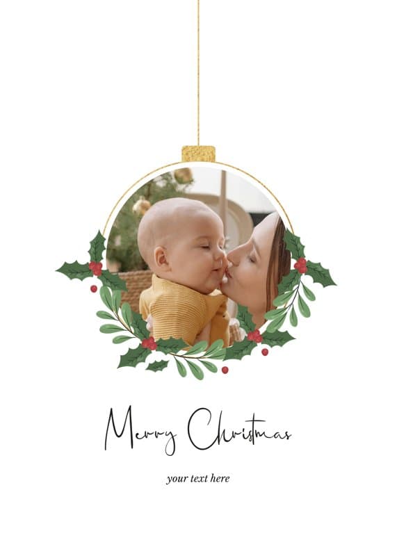 Christmas Ornament Card