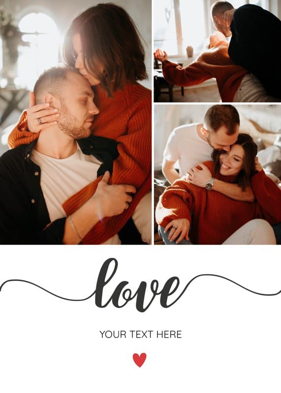 Multi love line Card