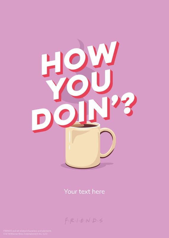 Friends™ Joey Coffee Card