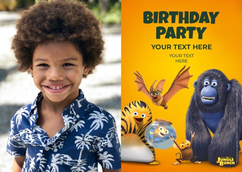 The Jungle Bunch - World Tour™ Orange Birthday Card