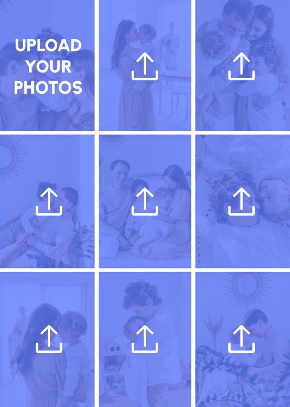 Upload Your Photos Nine Portrait