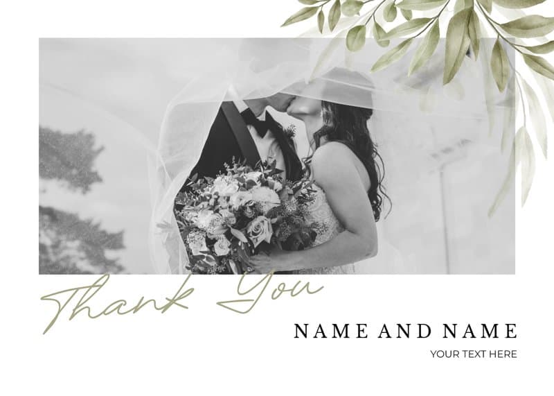 Classic Nature Thank You Card