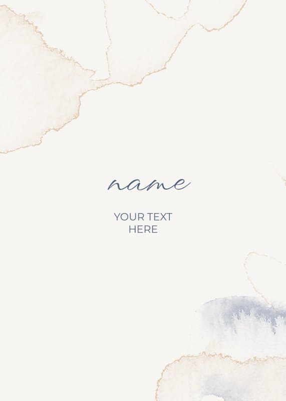 Elegant Watercolor Bridesmaid Card