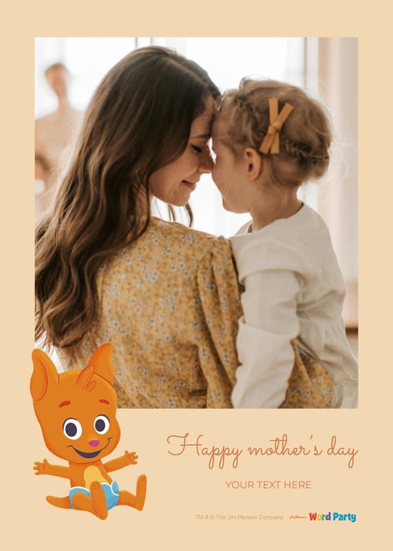 Orange Love Mom
