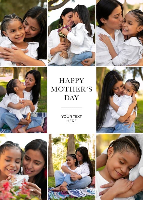 Classic Multiphoto Mom Card