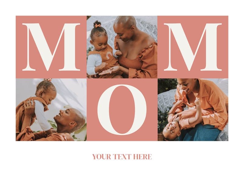 Mom Letters Card