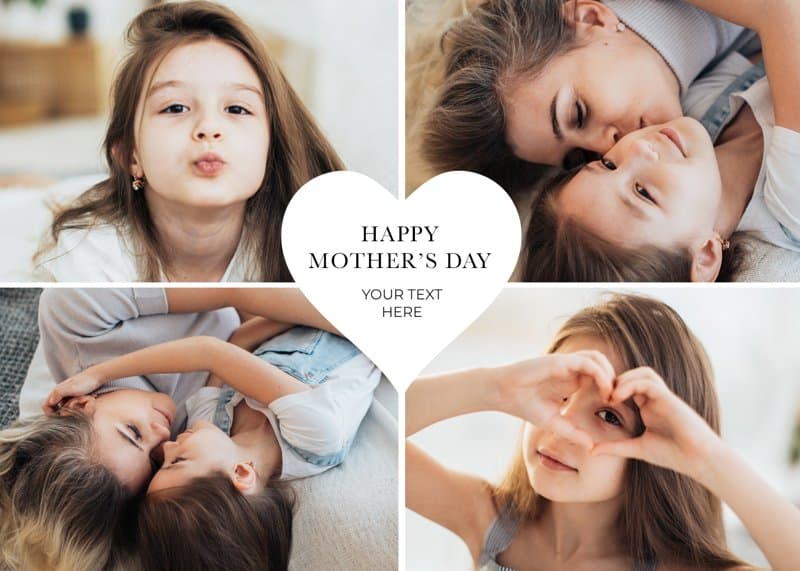 Heart Message Mom Card