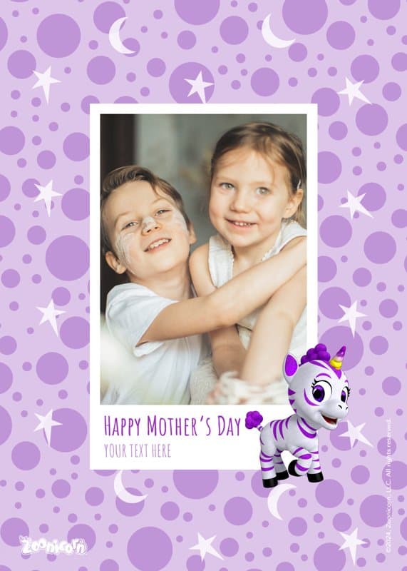 Purple Sky Pattern Mom