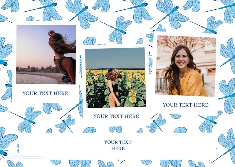 Gilmore Girls™ Dragonfly Pattern Card