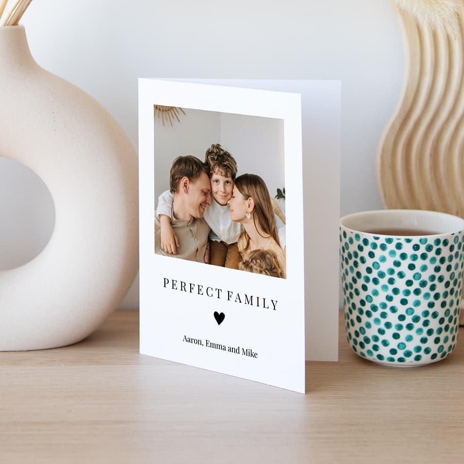 Upload Your Design Portrait Card