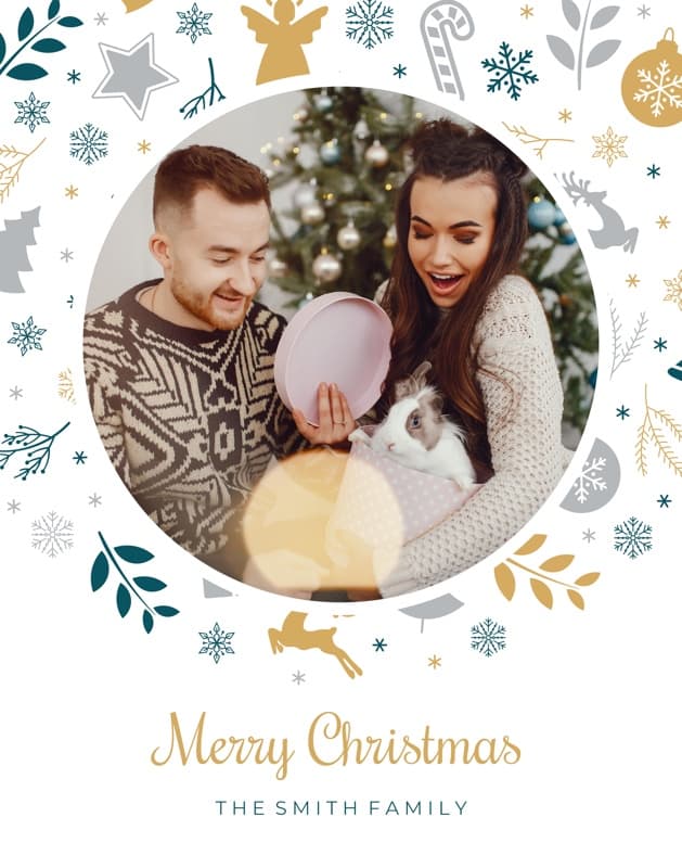 Christmas Ball Portrait Poster