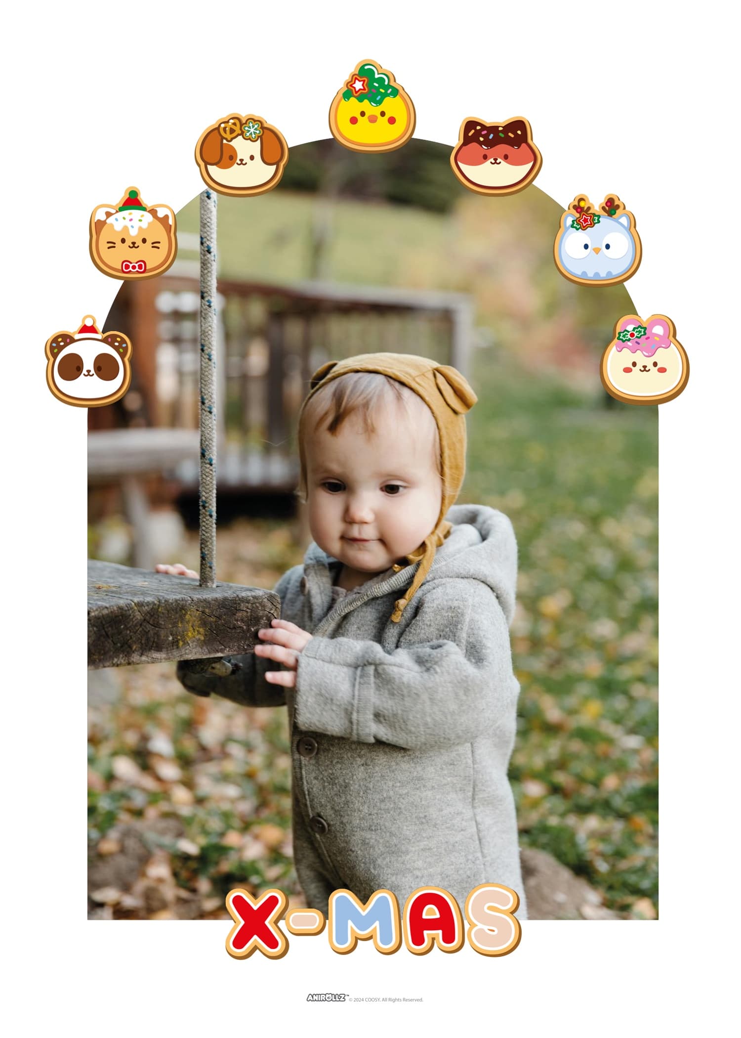 Anirollz® Cute Arch Card