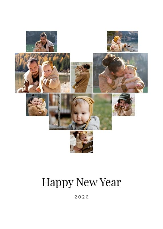 Holiday Heart Multiphoto Card