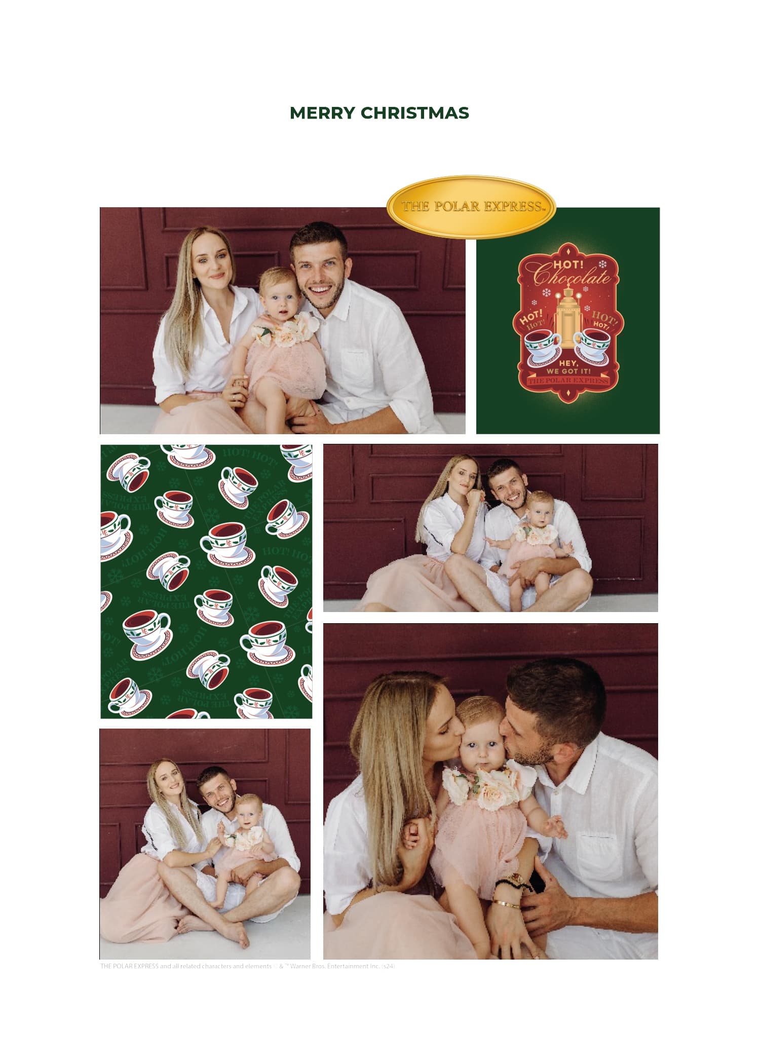 Polar Express™ Chocolate Card