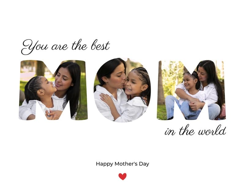 Mom Letters Poster Poster