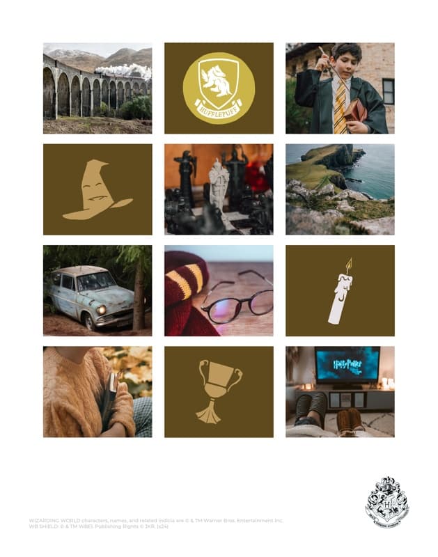 Harry Potter™ Hufflepuff Multiphoto Poster