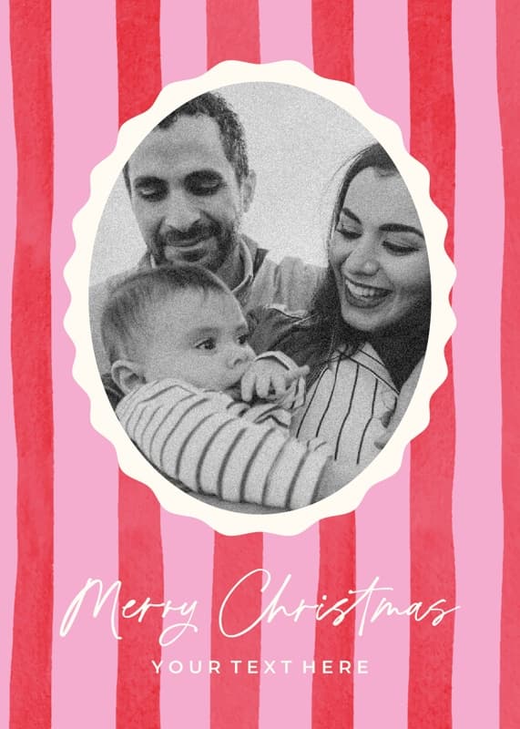 Colorful Stripes Card