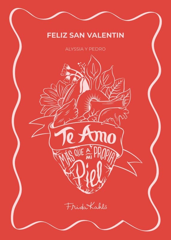 Frida Kahlo⢠Te Amo Card