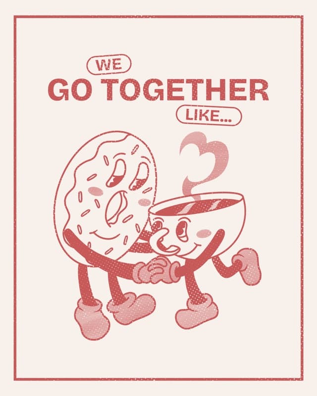 Pink Retro Cartoon Quote Poster