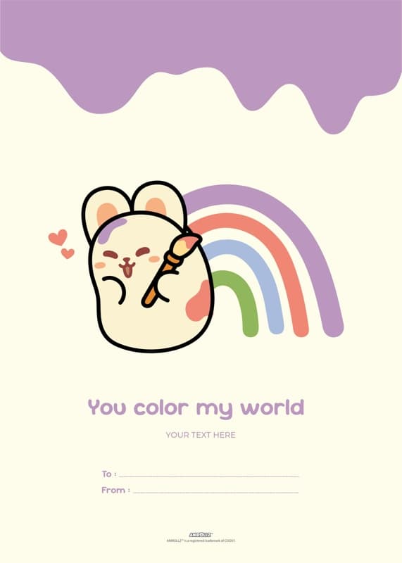 AnirollzĀ® Rainbow World Kids Card