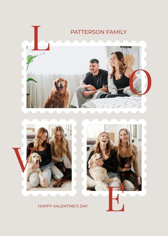Love Stamps Card