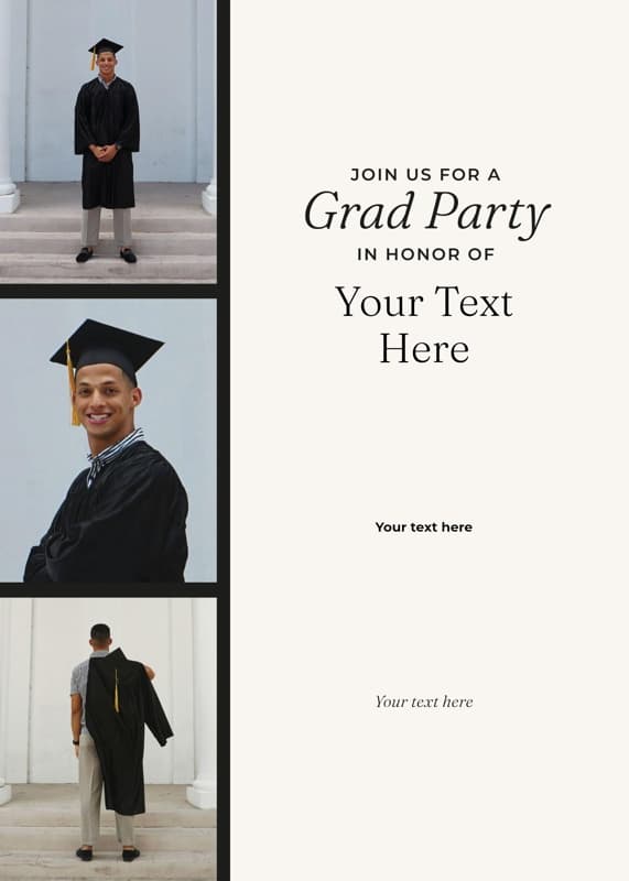 Elegant Photo Booth Invitation Card