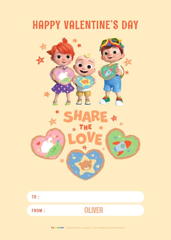 CoComelon⢠Share The Love Card