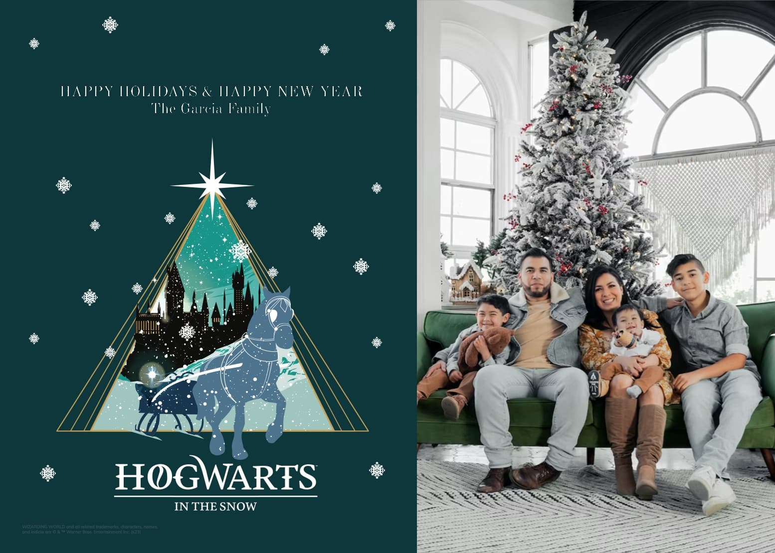 Harry Potter⢠Snow Hogwarts Card