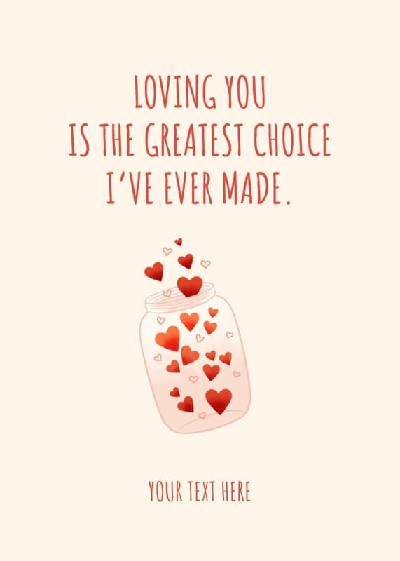 Great Choice Quote Card