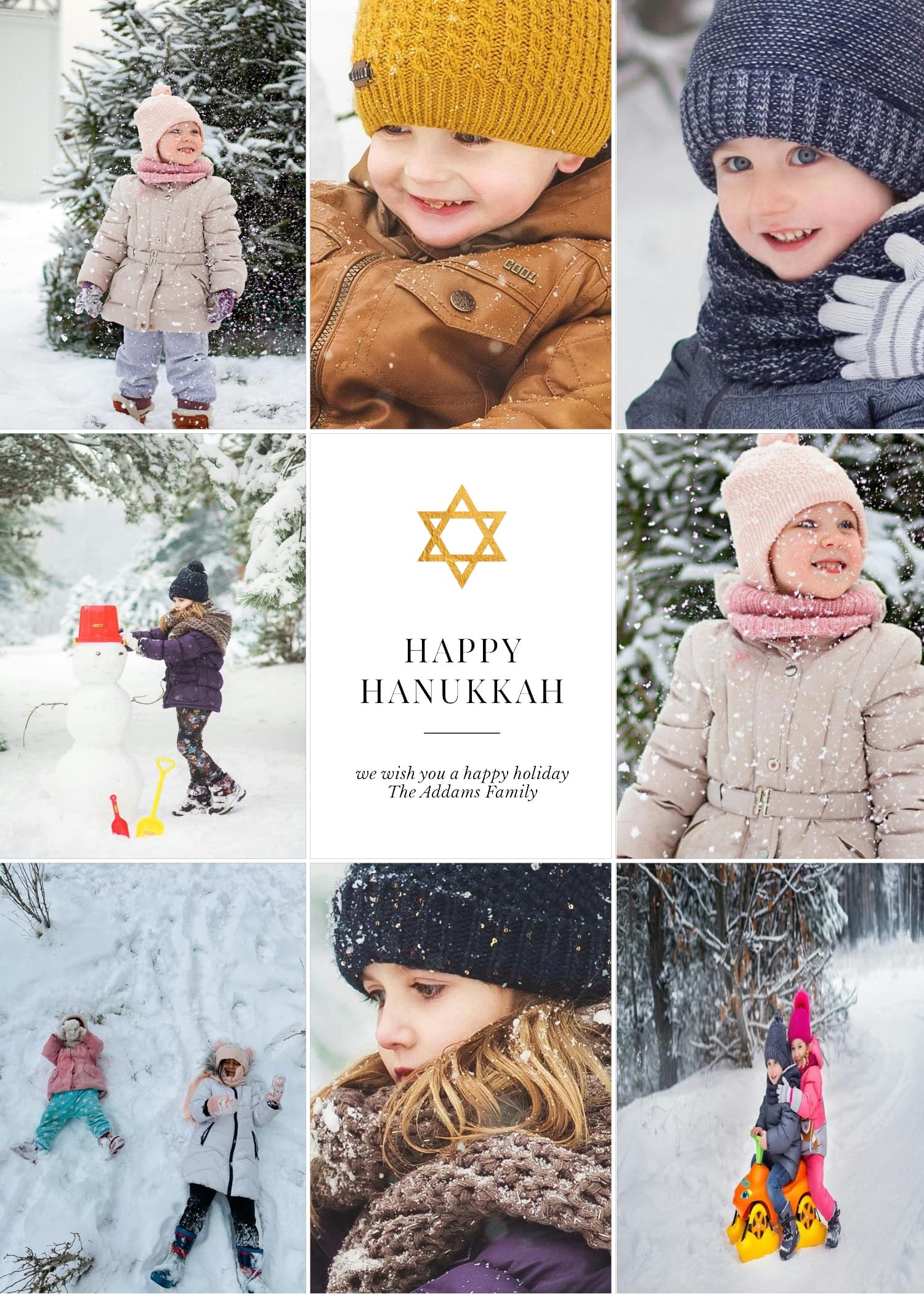 Little Star Of David Card