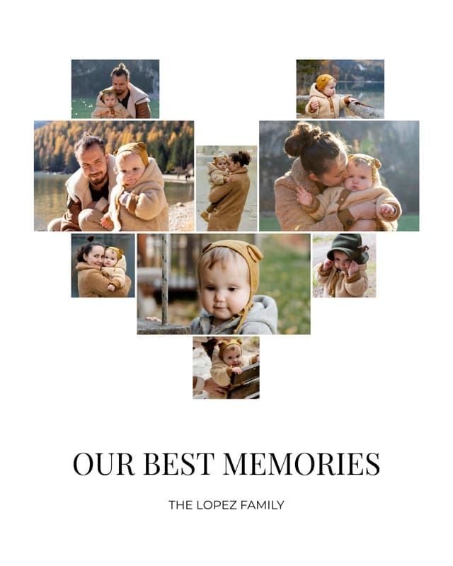 Heart Multiphoto Poster