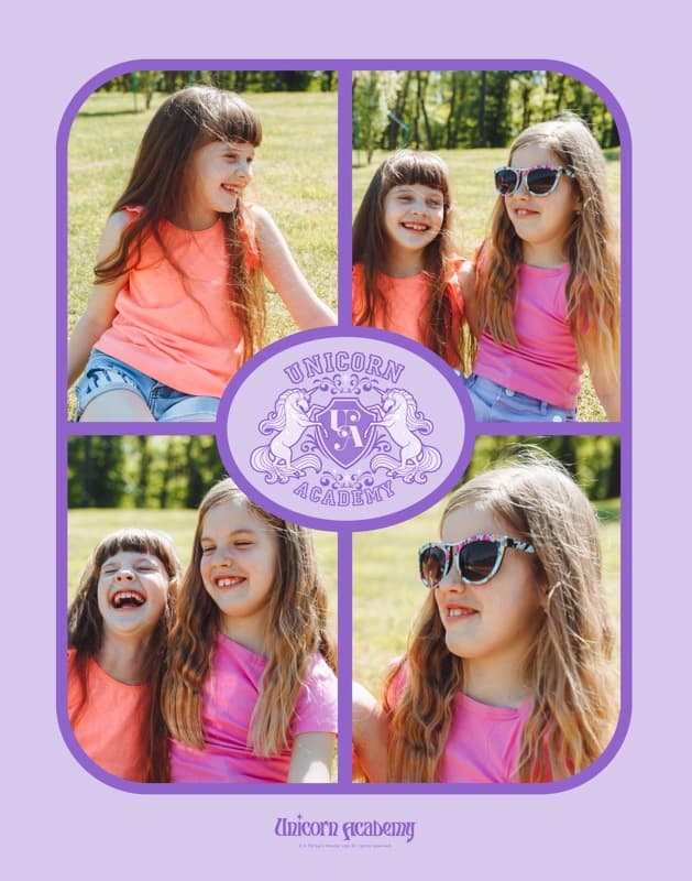 Unicorn Academy™ Multiphoto Academy Poster Poster