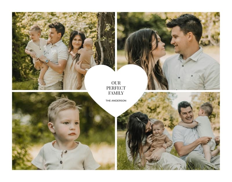 Shape Heart Landscape Poster