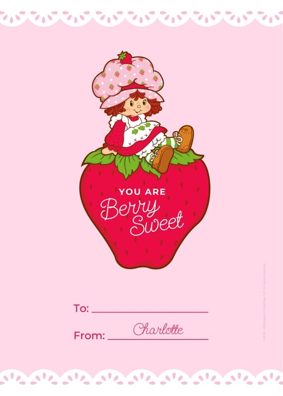 Strawberry Shortcake⢠Berry Sweet Character Card
