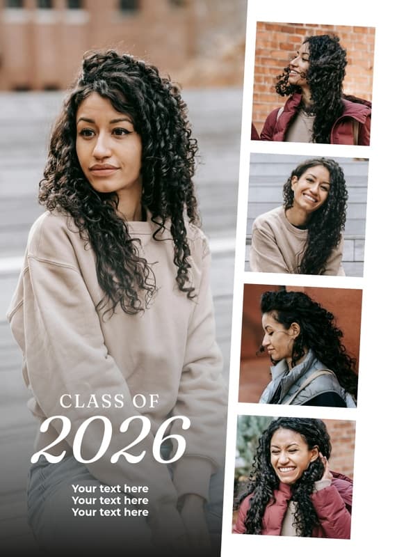 Portrait Photo Booth Announcement Card