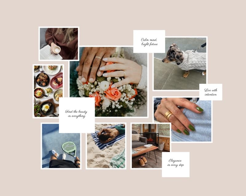 Vision Board Classic Landscape Poster